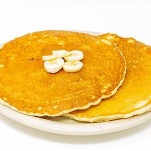breakfast banana granola pancakes